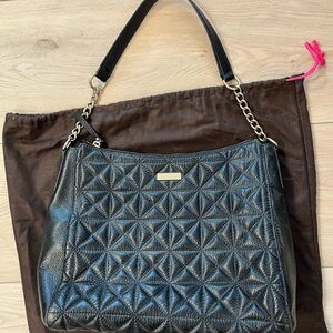 Kate Spade Black Quilted Shoulder Bag